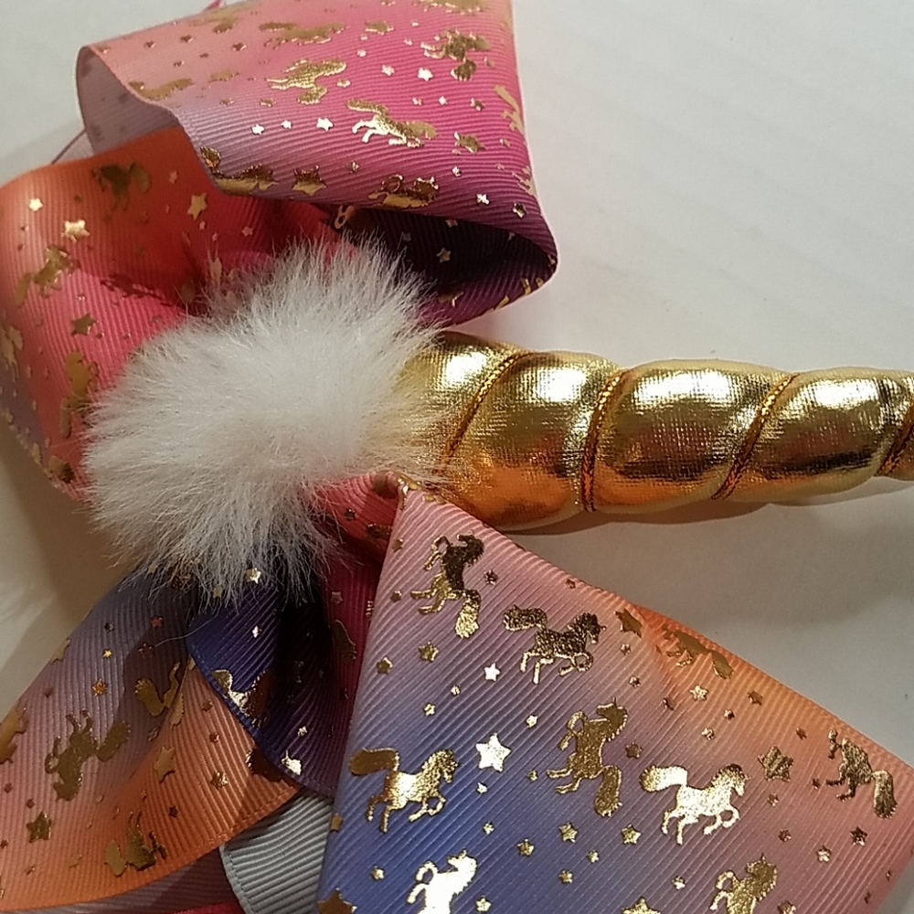 Jojo siwa unicorn bow  b176 - Picture 3 of 4